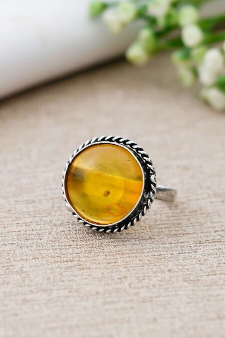 Arts Crystal Products Natural Labradorite Ring Set for Women,Vintage Joint Knuckle Stackable Rings Oval Gemstone Ring